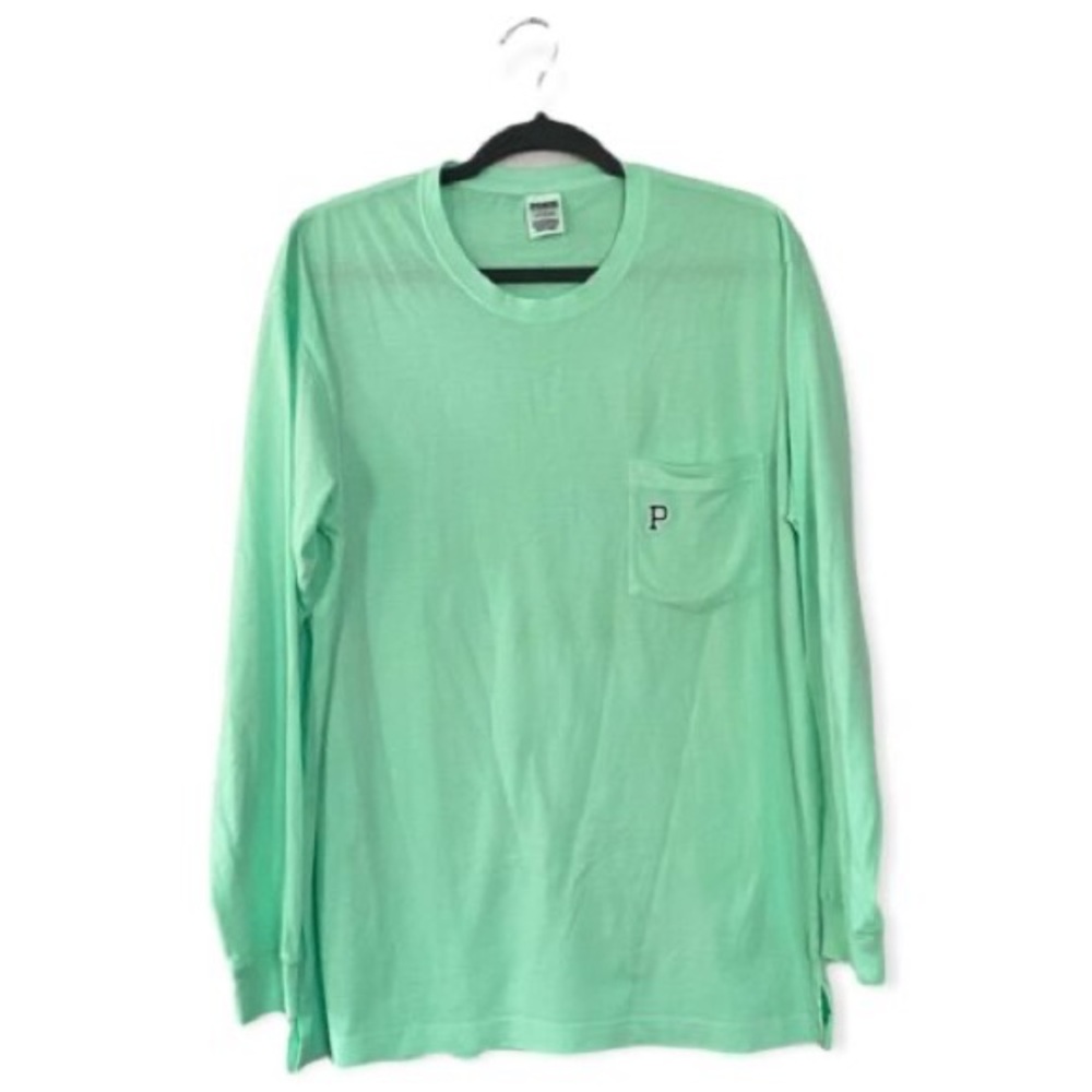 PINK Victoria’s Secret mint green top